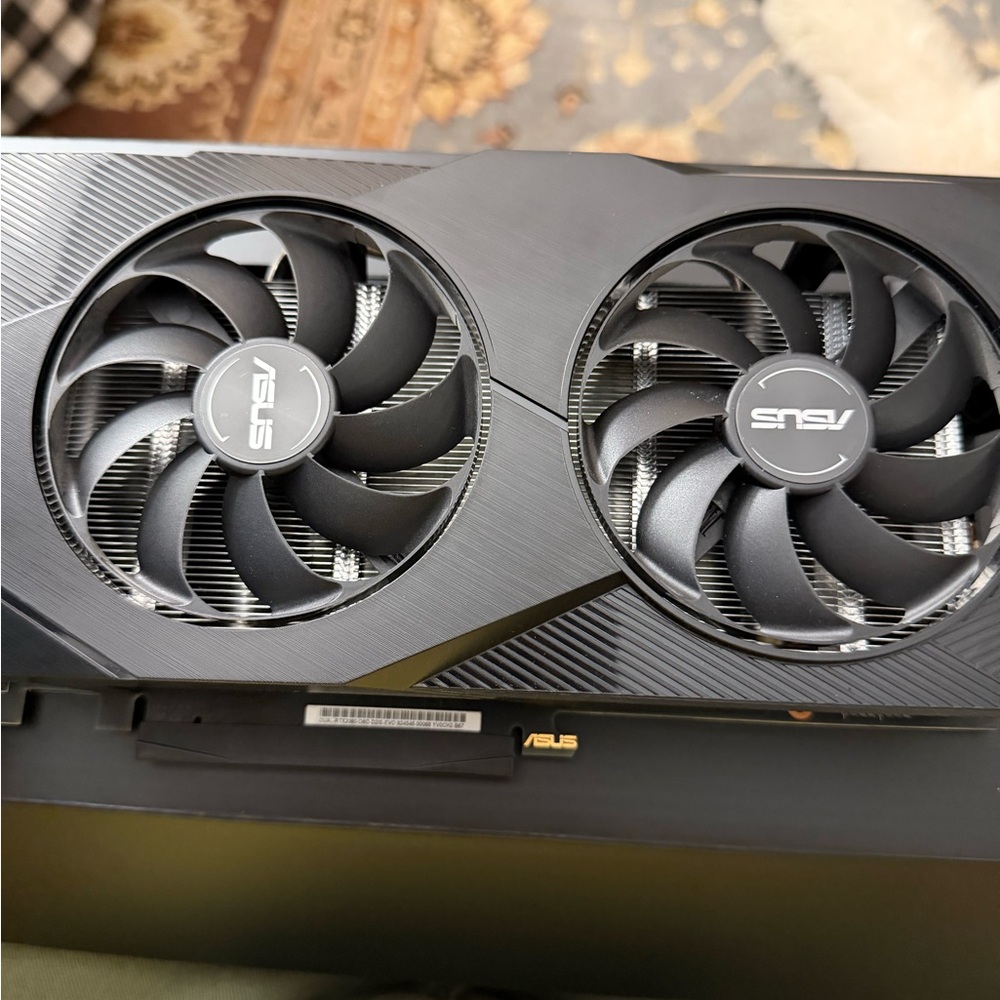 NVIDIA ASUS DUAL GEFORCE RTX 2060 DUAL FAN GRAPHICS CARD